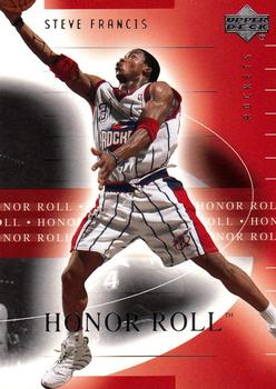 2001-02 Upper Deck Honor Roll #28 Steve Francis Front