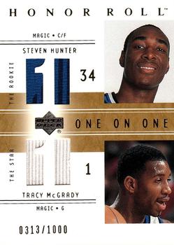 2001-02 Upper Deck Honor Roll #130 Steven Hunter / Tracy McGrady Front