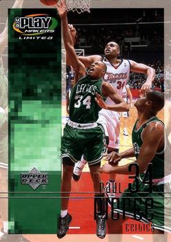 2001-02 UD PlayMakers Limited #6 Paul Pierce Front