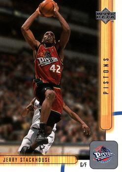 2001-02 Upper Deck #44 Jerry Stackhouse Front