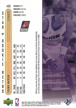2001-02 Upper Deck #408 Shawn Marion Back