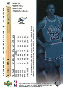 2001-02 Upper Deck #450 Michael Jordan Back