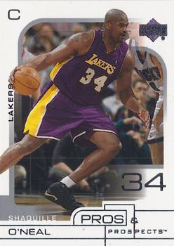 2001-02 Upper Deck Pros & Prospects #38 Shaquille O'Neal Front