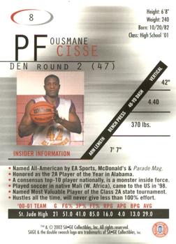 2002 SAGE #8 Ousmane Cisse Back