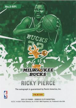 2021-22 Donruss Elite - Impact Impressions #II-RPI Ricky Pierce Back