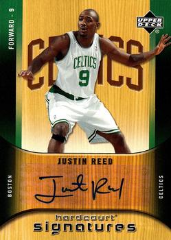 2005-06 Upper Deck Hardcourt - Signatures #HS-JU Justin Reed Front
