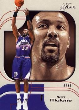 2002-03 Flair #7 Karl Malone Front