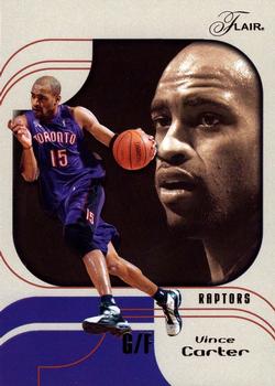 2002-03 Flair #15 Vince Carter Front