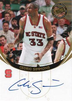 2006 Press Pass - Autographs Gold #NNO Cedric Simmons Front