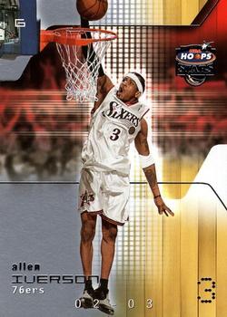 2002-03 Hoops Stars #3 Allen Iverson Front