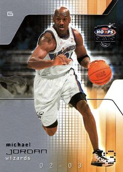 2002-03 Hoops Stars #23 Michael Jordan Front
