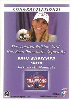 2006 Rittenhouse WNBA - Autographs #NNO Erin Buescher Back