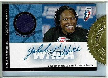 2006 Rittenhouse WNBA - Toppers #AR3 Yolanda Griffith Front