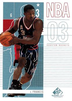 2002-03 SP Game Used #32 Steve Francis Front