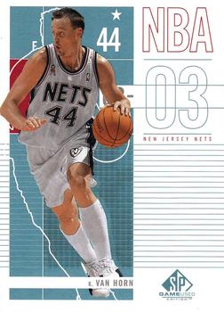 2002-03 SP Game Used #64 Keith Van Horn Front