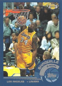 2002-03 Topps #1 Shaquille O'Neal Front