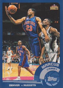 2002-03 Topps #72 Marcus Camby Front