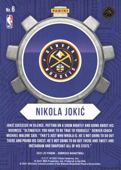 2021-22 Donruss - Craftsmen #6 Nikola Jokic Back