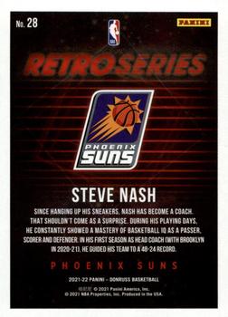 2021-22 Donruss - Retro Series Press Proof #28 Steve Nash Back