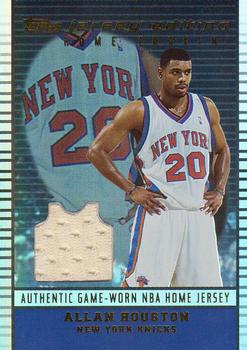 2002-03 Topps Jersey Edition #JEAHO Allan Houston Front