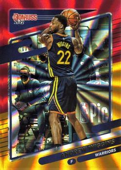2021-22 Donruss - Holo Red and Gold Laser #26 Andrew Wiggins Front