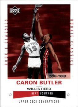 2002-03 Upper Deck Generations #202 Caron Butler / Willis Reed Front