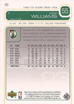 2002-03 Upper Deck #10 Eric Williams Back