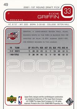 2002-03 Upper Deck #49 Eddie Griffin Back