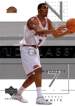 2002-03 UD Glass #17 Rodney White Front