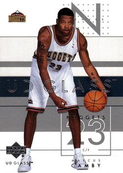 2002-03 UD Glass #18 Marcus Camby Front
