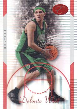 2006-07 Bowman Elevation - Red #62 Delonte West Front