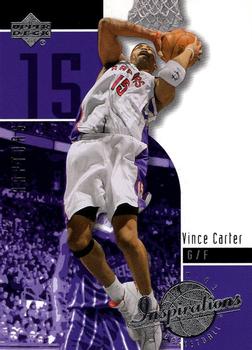 2002-03 Upper Deck Inspirations #82 Vince Carter Front