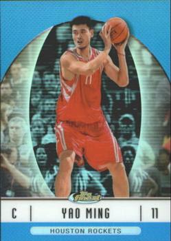 2006-07 Finest - Refractors Blue #14 Yao Ming Front