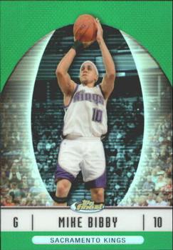 2006-07 Finest - Refractors Green #29 Mike Bibby Front