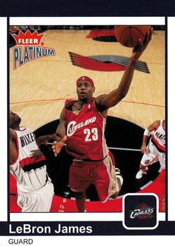 2003-04 Fleer Platinum #183 LeBron James Front