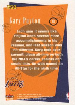 2003-04 Fleer Tradition #259 Gary Payton Back