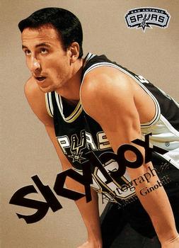 2003-04 SkyBox Autographics #33 Manu Ginobili Front