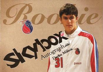 2003-04 SkyBox Autographics #86 Darko Milicic Front