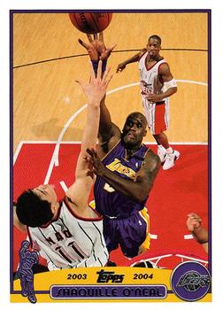 2003-04 Topps #34 Shaquille O'Neal Front