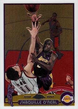 2003-04 Topps Chrome #34 Shaquille O'Neal Front