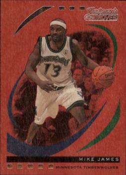 2006-07 Topps Trademark Moves - Wood Red #45 Mike James Front