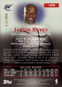2003-04 Topps Pristine #129 Jarvis Hayes Back