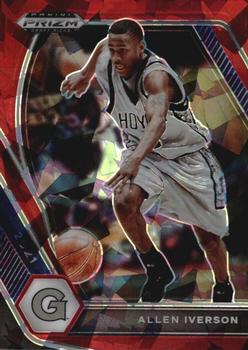 2021 Panini Prizm Draft Picks - Red Ice #85 Allen Iverson Front