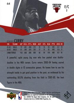 2003-04 Upper Deck Black Diamond #64 Eddy Curry Back