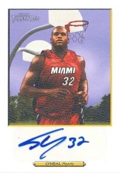 2006-07 Topps Turkey Red - Autographs White #TRA-SO Shaquille O'Neal Front