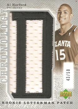2006-07 Upper Deck Chronology - 2007-08 Rookie Draft Redemptions Silver #LMA-249 Al Horford Front