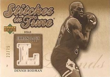 2006-07 Upper Deck Chronology - Stitches in Time Gold #SIT-DR Dennis Rodman Front