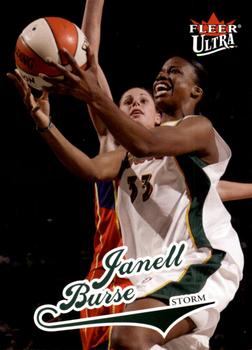 2004 Ultra WNBA #50 Janell Burse Front
