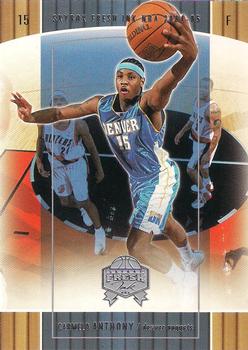 2004-05 SkyBox Fresh Ink #51 Carmelo Anthony Front