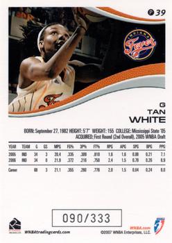 2007 Rittenhouse WNBA - Parallel #P39 Tan White Back